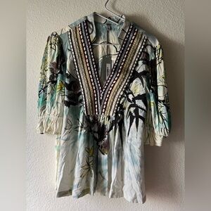 Anthropologie Bl^nk London Stephanie Blouse XS New with tag